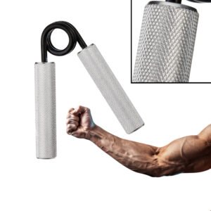 Metal Hand Grip Strengthener,Non-Slip Heavy-Duty Forearm Exerciser,Hand Gripper for Muscle Building (150LB)