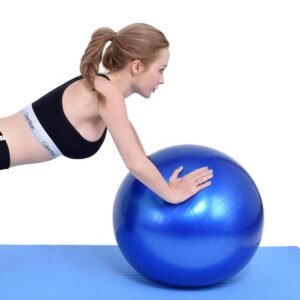 Exercise Ball -Yoga Ball Extra Thick Heavy Duty Balance Ball Stability Birthing Ball, for Fitness,Work Out, Pregnancy, Physical Therapy , with Pump & Guide