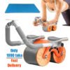 Abs Roller Wheel with Automatic Rebound & Elbow Support