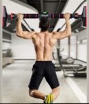 Premium Doorway Pull Up Bar – No Screw Adjustable Wall Bar for Home Gym & Upper Body Workout