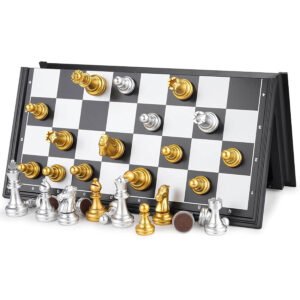 Professional 12.5" Magnetic Chess Piece with Portable/Foldable Board - Full Chess Set Educational Toys For Children/Adults
