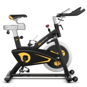 Indoor Magnetic Exercise Bike with Adjustable Resistant and Multi-Position Adjustment