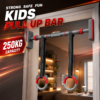 Kids Door Pull Up Bar with Gym Rings